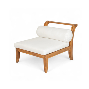 Teak Outdoor Sofa Set Garden Patio Furniture Modern Sectional Lounge Wooden Sofa Resort Villa <b>Seating</b> - Product Image 4