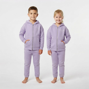 Fabricante de Conjuntos Deportivos para Niños, Sudadera con Capucha Unisex y Pantalones Jogger, Conjunto de Dos Piezas, Logotipo Personalizado, Fábrica de Ropa de Marca Privada - Product Image 5
