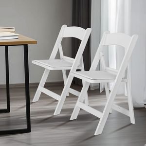 Set di 4 Sedie Pieghevoli in Resina con Seduta Imbottita - Comode per Eventi Domestici Interni/Esterni - Product Image 4