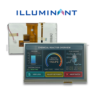 Módulo LCD TFT Innolux RTP de 7 Pulgadas 800x480 TN, Panel Táctil Resistivo de 40 Pines, Ángulo de Visión de 6 Horas, Conector FPC EK79713B+EK73202A - Product Image 4