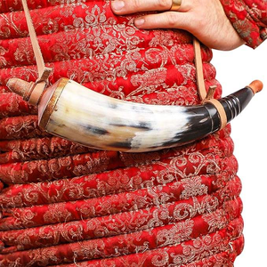 Handmade Modern Animal Eco-Friendly Buffalo Powder Horn Customized Size with High Quality Polished Technique Low Price - Product Image 1