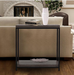 <b>Rustic</b> Modern Wooden <b>Coffee</b> <b>Table</b> with Lower Shelf Farmhouse Style Living Room Furniture - Product Image 6