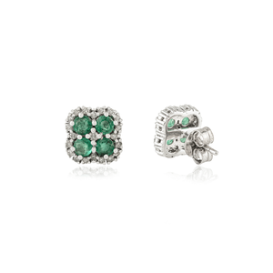 Pendientes de Plata S925 con Diseño de Trébol de Cuatro Hojas, Clásicos y Elegantes, con Detalles Florales, para Mujer - Product Image 5