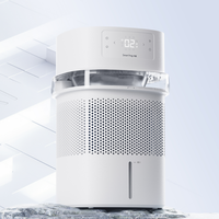 Humidificateur évaporatif intelligent au design original avec IA Goutte d'eau Humidificateur portable coloré Diffuseur pour la maison Chambre de bébé