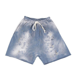 Pantalones Cortos Deportivos para Hombre, Ecológicos, Tejidos, con Cordón, de Secado Rápido, Casuales, de Verano, Cintura Media, 100% Algodón - Product Image 4