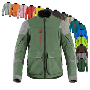 Streetwear Outdoor Waterproof Softshell Biker Jacket Windproof Utility Coat Multi Pocket Durable Riding Wear Custom Logo Jacket - Product Image 1