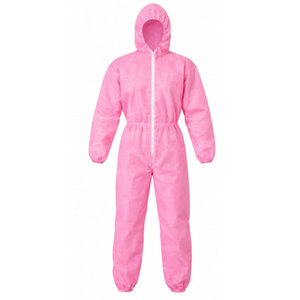 Overol de Trabajo con Capucha Rosa, Unisex, a Prueba de Polvo, de Poliéster, Traje Protector de Cuerpo Completo para Fábrica, Construcción y Pintura - Product Image 2