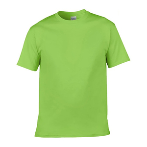 Camiseta Deportiva de Manga Corta para Hombre, Cuello Redondo, Corte Regular, Color Sólido, Tejido Jersey, Transpirable, Diseño Liso, en Spandex/Poliéster - Product Image 1