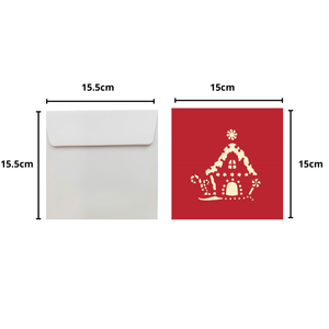 Christmas House 3D Pop Up Card Customize Greeting Card <b>Paper</b> Craft Christmas cards <b>Handmade</b> Greeting Cards Pop Up Cards 3D Pape - Product Image 2