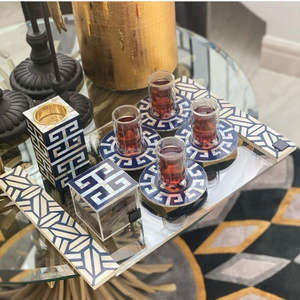 Quemador Oud con incrustaciones de hueso de fábrica india, bandeja con incrustaciones de hueso personalizada, juego de Bakhoor árabe, caja, bandeja, juego de quemador de incienso - Product Image 5