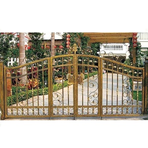 Porte extérieure à double battant KHP - Fer forgé durable, plaqué zinc, montage facile, utilisation en extérieur - Product Image 3