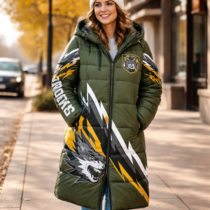 Veste longue matelassée sur mesure pour femmes - Fournisseur direct d'usine, designs OEM disponibles - Product Image 6