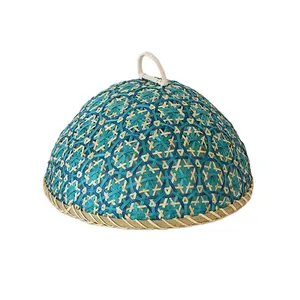 Hot Sale Round Bamboo Wicker Food Cover With Dome Customized Color on your table Vietnam Supplier
