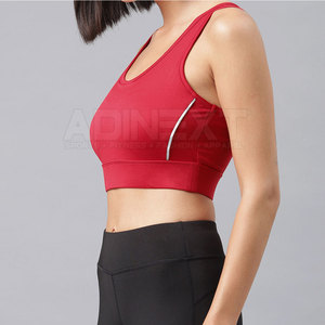 Sujetador Deportivo Transpirable y Ecológico de Alta Calidad para Mujer, con Logotipo Frontal, Alto Soporte, Spandex/Nylon, Ropa Deportiva para Entrenamiento - Product Image 3