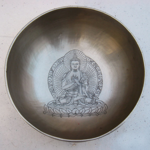 Cuenco tibetano de aluminio de diseño fabuloso, tamaño y forma personalizados, cuenco tibetano para yoga a precios asequibles - Product Image 1