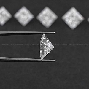 Diamant de synthèse taille princesse 0,50-5,00 carats certifié IGI, cultivé en laboratoire, écologique, pierre précieuse en vrac pour la création de bijoux sur mesure - Product Image 5