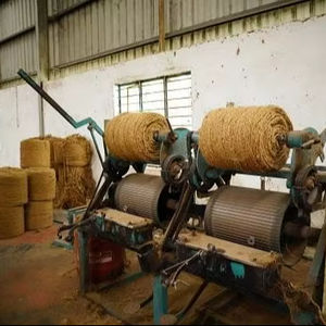 Coconut 2-Ply Coconut Coir Yarn Block | Dark Brown Eco-Friendly Biodegradable Coir Yarn for <b>Plant</b> Growing & Garden Use - Product Image 1