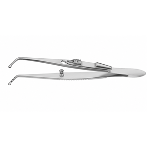 Pinces musculaires Sattler en acier inoxydable, instrument chirurgical ophtalmique pour la manipulation des muscles extraoculaires, chirurgie de l'élochiasme - Product Image 2