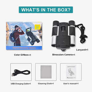 Binoculares con Video 2.5K, Pantalla IPS de 2.0 Pulgadas, Cámara CMOS, Alta Magnificación para Observación de Aves, Viajes y Deportes - Product Image 6