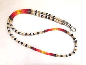 สายคล้องคอประดับลูกปัดสุดหรู พร้อมที่ใส่บัตรและพวงกุญแจ ราคาสุดคุ้ม - Product Image 5