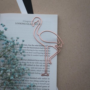 Handmade Copper <b>Bookmark</b> Wire Flower Design Durable Metal Page Holder Premium Book Accessory Gift Readers Students Office Use - Product Image 1