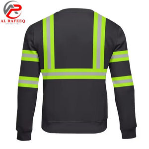 Sweat-shirt de travail de qualité supérieure pour hommes, col rond, haute visibilité, réfléchissant, en polaire, pour l'hiver, modèle vierge pour femmes, vente en gros 2026 - Product Image 3
