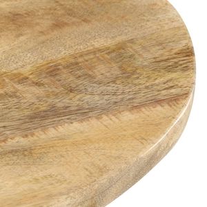 Mesa Auxiliar de Madera de Mango Sólida, Mesa de Centro de Madera Natural Resistente - Product Image 5