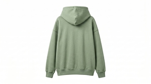 Sweat-shirt à capuche pour filles Dumela, couleur vert sauge, 100% coton molletonné, coupe ample, poche avant, vêtement décontracté pour l'automne - Product Image 2