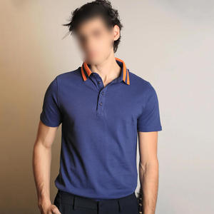 Camisetas Polo para Hombre, Nueva Colección 2026, Servicio OEM, Verano, Color Sólido, Manga Corta, Cuello en V, Clásicas, Cómodas y Elegantes - Product Image 1