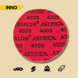 Original Mirka Abralon 150mm Foam Sanding Pad P500 P1000 P2000 P3000 P4000 for <b>Bowling</b> Ball Maintenance and Surface Refinishing - Product Image 2