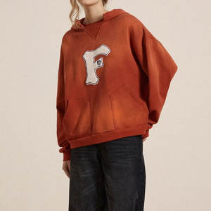 Fabricant de sweats à capuche personnalisés OEM avec finition délavée à l'acide, sweats en molleton de coton avec finition délavée à l'acide pour les collections streetwear - Product Image 4