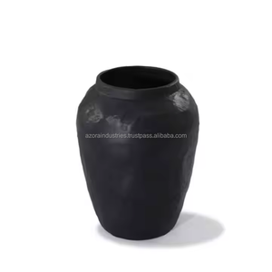 Florero moderno de mesa de Metal de lujo, maceta para decoración de bodas, jarrón dorado artesanal de Metal, nuevo estilo de Azora Industries - Product Image 3