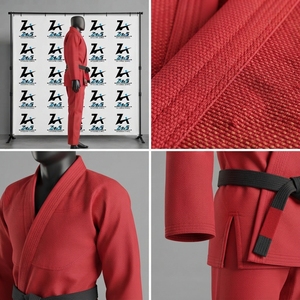 Uniformes de Judo de Diseño de Alta Calidad, Conjuntos de Uniformes de Judo de Tela de Poliéster y Elastano, Transpirables, de Secado Rápido, Uniformes de Judo Unisex para Artes Marciales - Product Image 4