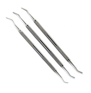 Spatules dentaires manuelles professionnelles en acier inoxydable à double extrémité pour composites, 3 pièces (2mm, 2.5mm, 3mm) – Instruments de restauration - Product Image 2