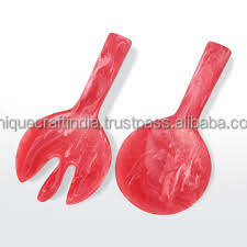 Cuchara de resina hecha a mano 333 personalizada, utensilios altamente pulidos con logotipo personalizado, restaurantes de hoteles en casa directamente desde la India - Product Image 3