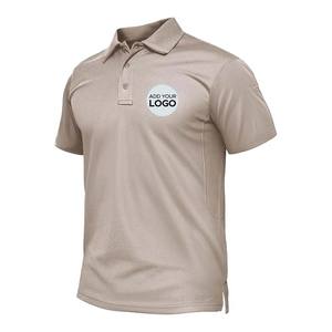 T-shirt tactique de sport, polos de golf athlétiques, polos décontractés élégants à col pour hommes - Product Image 3