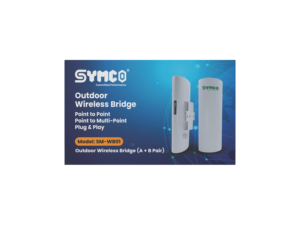 บริดจ์ไร้สายระยะไกลสำหรับภายนอกอาคาร รุ่น SM-WB01 แบบจุดต่อหลายจุด 5GHz ความเร็ว 300 Mbps ระยะ 5 กม. กันน้ำ ใช้งานได้ทันที (Plug and Play) จุดเชื่อมต่อแบบ CPE - Product Image 4