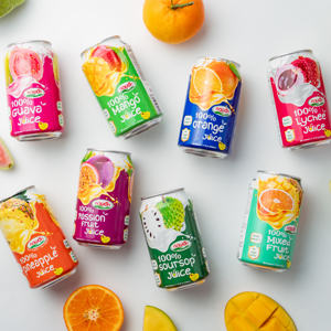 Bebidas Mixtas 100% NFC, Jugos Tropicales en Lata de 330 ml, Muestra Gratuita, Marca Privada NAWON Vietnam, Refresco - Product Image 3