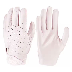 Gants de football américain unisexes en cuir imperméable de qualité supérieure, fabriqués sur mesure, avec service OEM ODM - Product Image 6