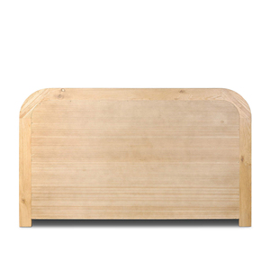 Cama Moderna Retro de Madera de Teca Sólida para Cama Queen o King, Muebles Contemporáneos para el Hogar - Mallorca - Product Image 5