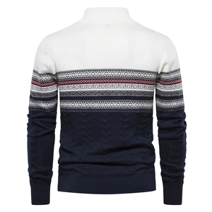 Sweat-shirt en jersey tricoté à col rond avec logo brodé personnalisé, 100% coton biologique, manches longues, haute qualité, vente en gros, uni numérique - Product Image 3