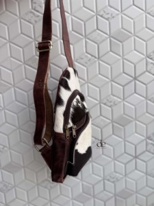 Bolso de Hombro de Cuero Vacuno Genuino de Diseño Moderno, Bolso de Viaje Elegante, Fácil de Llevar, Cinturón Portamonedas, Bolso de Mano Multiusos para Mujer - Product Image 2