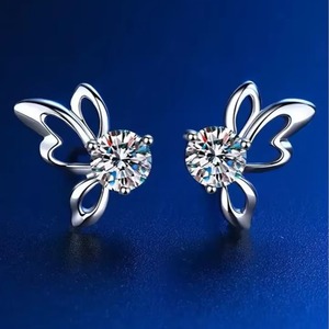 Wholesale Supply 925 Silver <b>Moissanite</b> Diamond <b>Earrings</b> for Retail Jewelry Stores Boutiques Wedding Events and Gift For Sale - Product Image 2