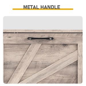 Scarpiera Monofacciale con 4 Cassetti Ribaltabili in Metallo Nero e Legno Massello, Design a Porta Scorrevole in Plastica Nera - Product Image 6