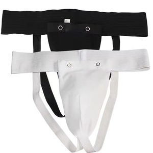 Martial Arts Groin Guard White Cotton Groin Guards For Taekwondo Karate <b>Boxing</b> MMA Male Groin Guard Wholesale Price Customizable - Product Image 2