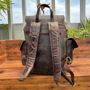 Nueva venta al por mayor nuevos Hombres Elegantes de grano completo de cuero genuino viaje portátil mochila mochilas escolares de lujo de gran capacidad mochilas - Product Image 5