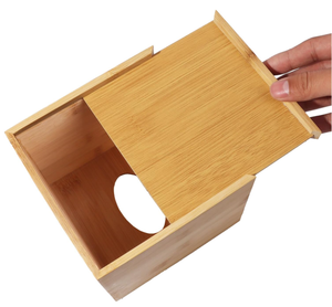 Organizador de Papel Higiénico Artex Hai Nam, de Bambú, con Tapa, Diseño Clásico, Duradero y Sostenible - Product Image 5