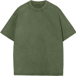 Camiseta Oversize de Moda Urbana para Hombre y Mujer, Lavado Ácido, Ajuste Relajado Personalizable para Programas de Marca - Product Image 1