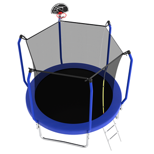 Trampolino da Esterno 10FT con Canestro da Basket, Approvato ASTM, Tipo Rinforzato, Giocattolo per Saltare con Rete di Protezione - Product Image 4