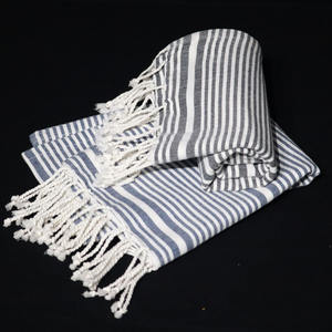 Fournisseur indien professionnel de serviettes Fouta rayées en coton, serviettes turques super absorbantes, serviettes de hammam au prix d'usine - Product Image 4